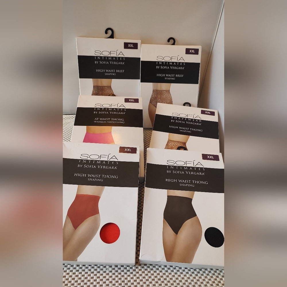Lot of Women's Size XXL Briefs & Thongs by Sofia Vergara NWT Bundle